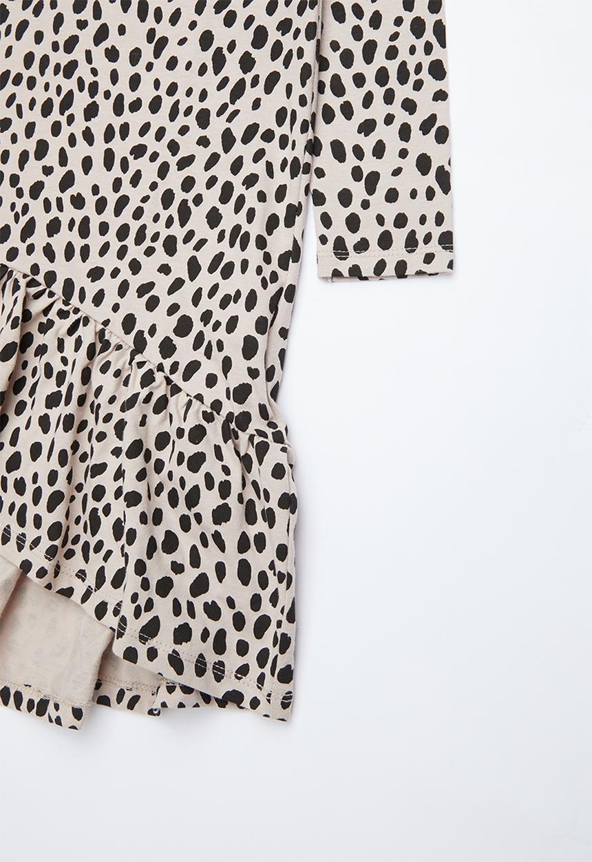 Cotton On - Long sleeve dress - black & beige