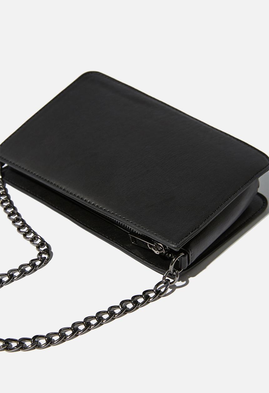 Cotton On - In chains cross body bag - black