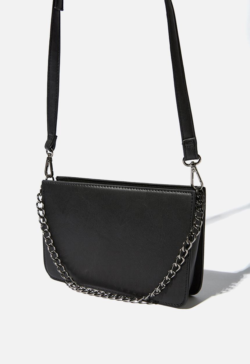 Cotton On - In chains cross body bag - black