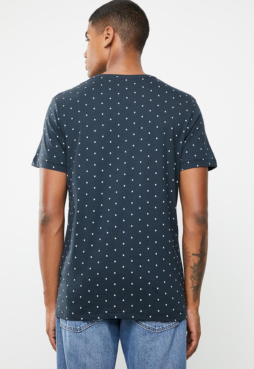 Jack & Jones - Polka short sleeve T-shirt - navy