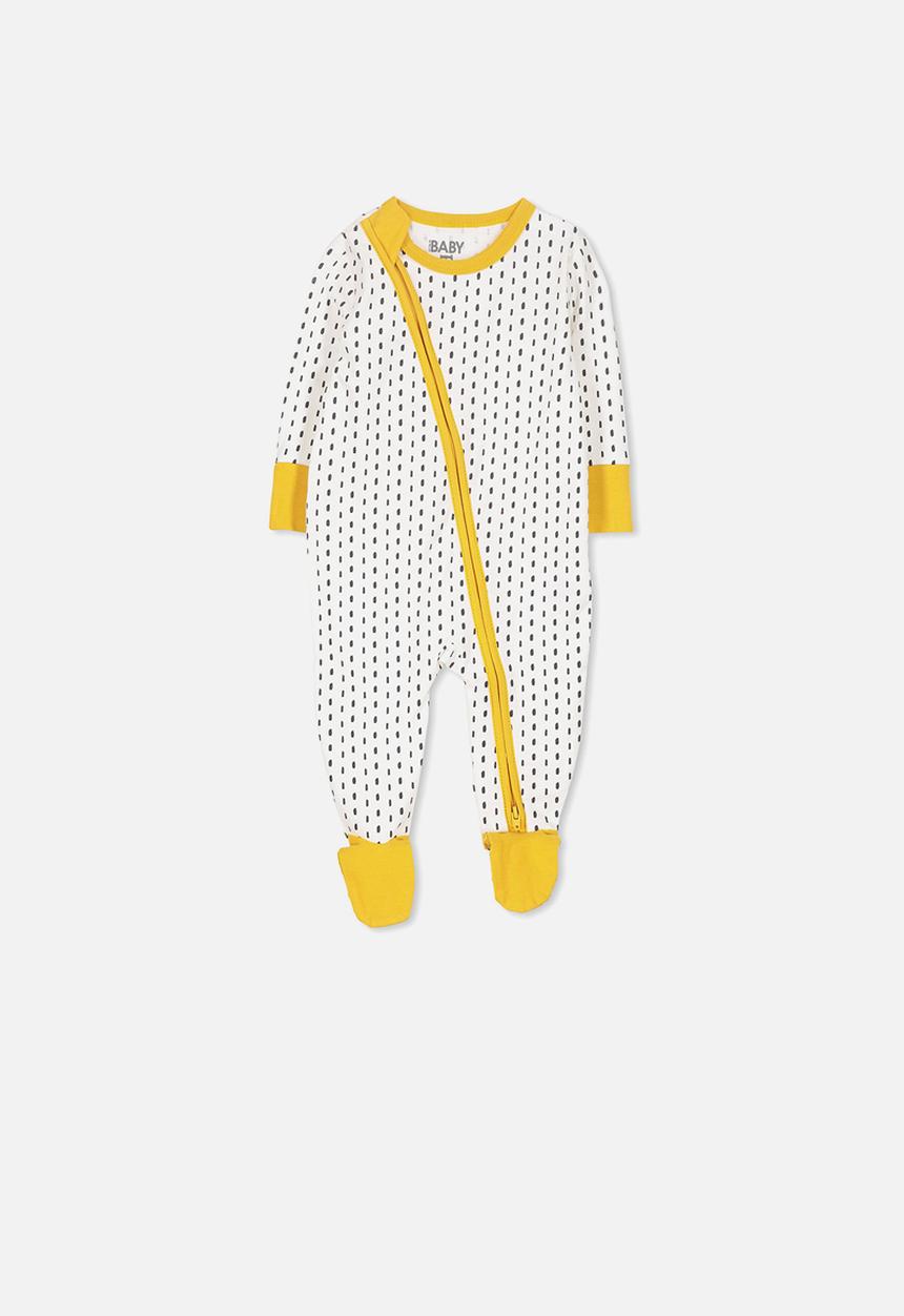 Cotton On - Mini zip through romper - multi