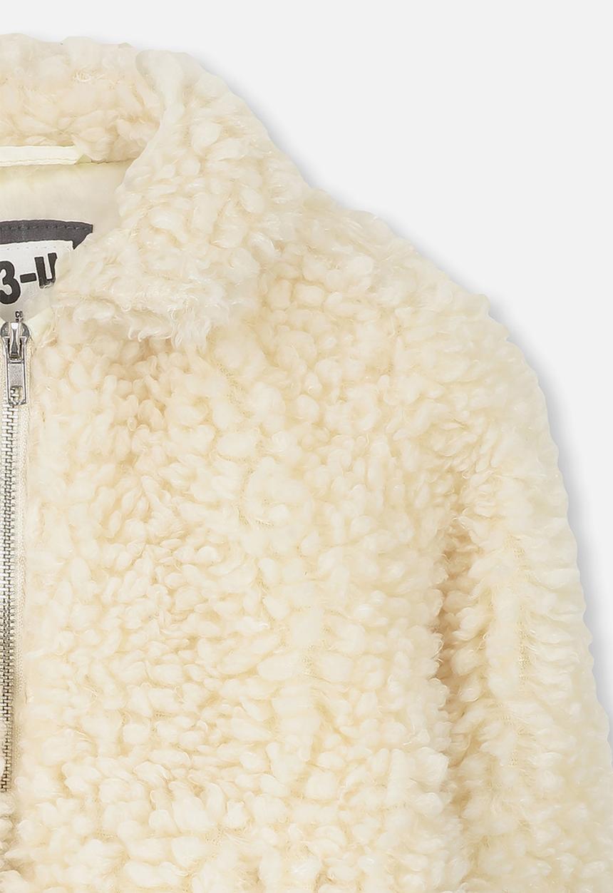 Cotton On - Tash teddy slouch jacket - cream