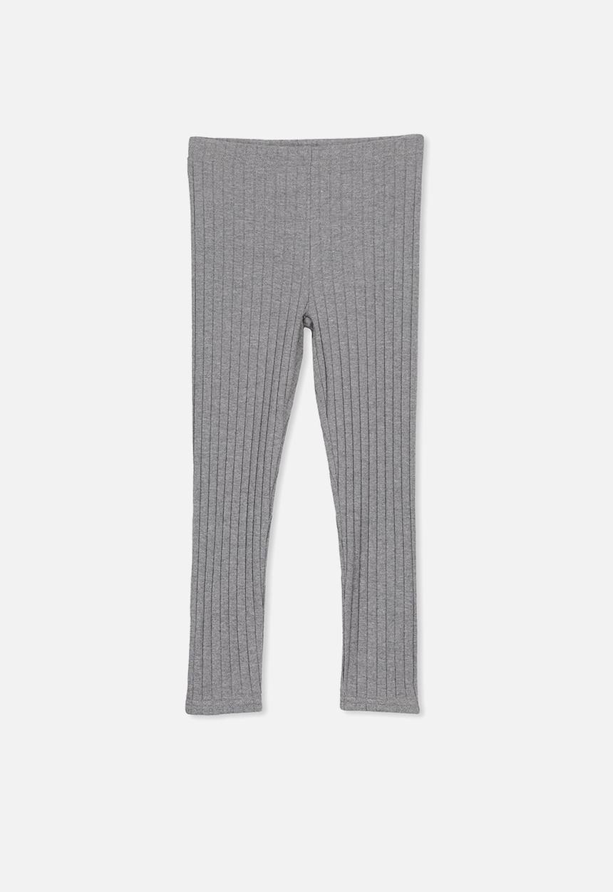 Cotton On - Huggie chunky rib tights - grey