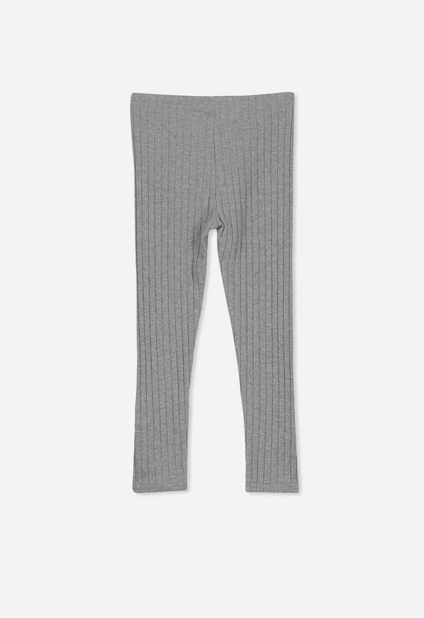 Cotton On - Huggie chunky rib tights - grey