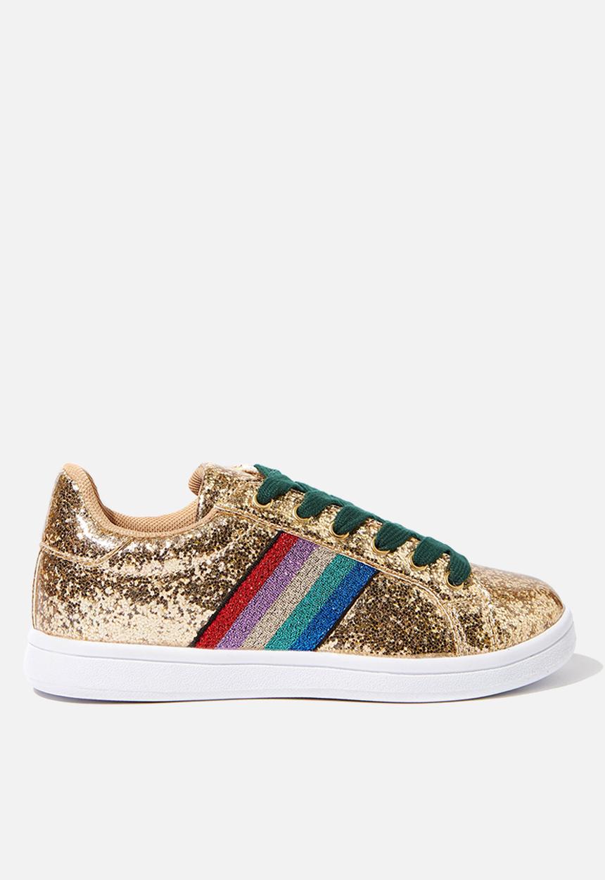 Cotton On - Tibi rainbow striped sneaker - multi