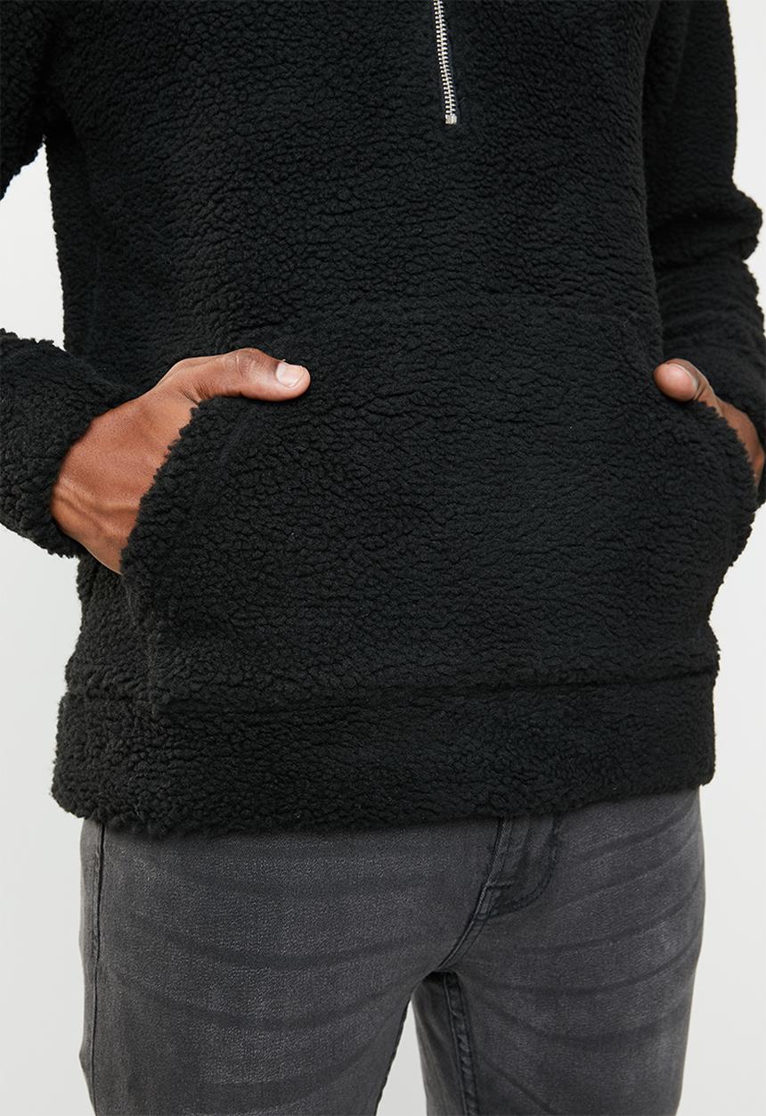 Jack & Jones - Teddy sweater - black