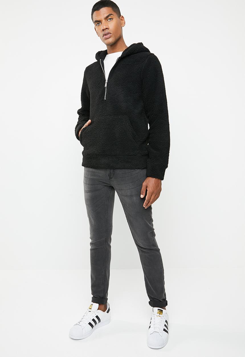 Jack & Jones - Teddy sweater - black