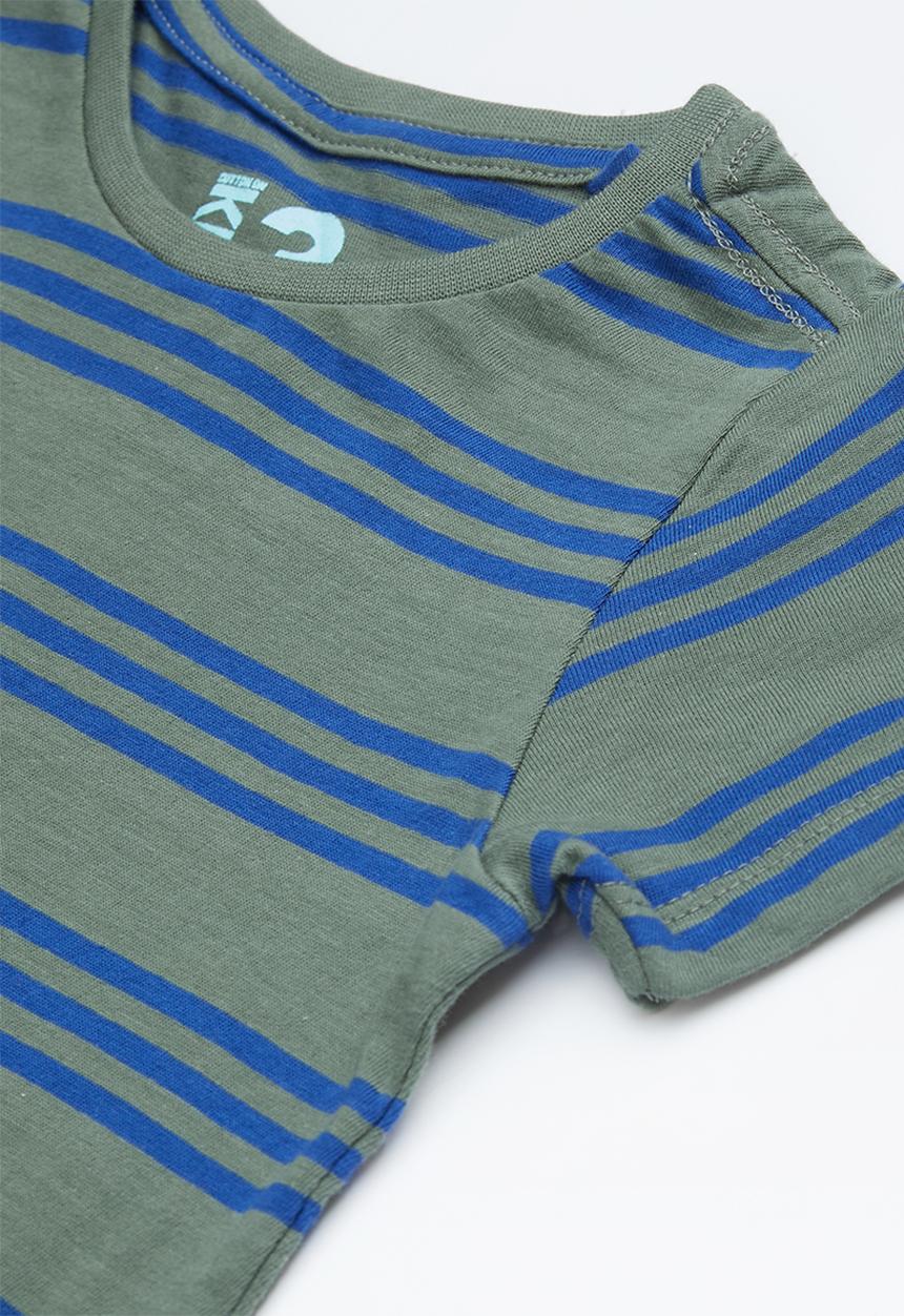 Cotton On - Max short sleeve tee - blue & green