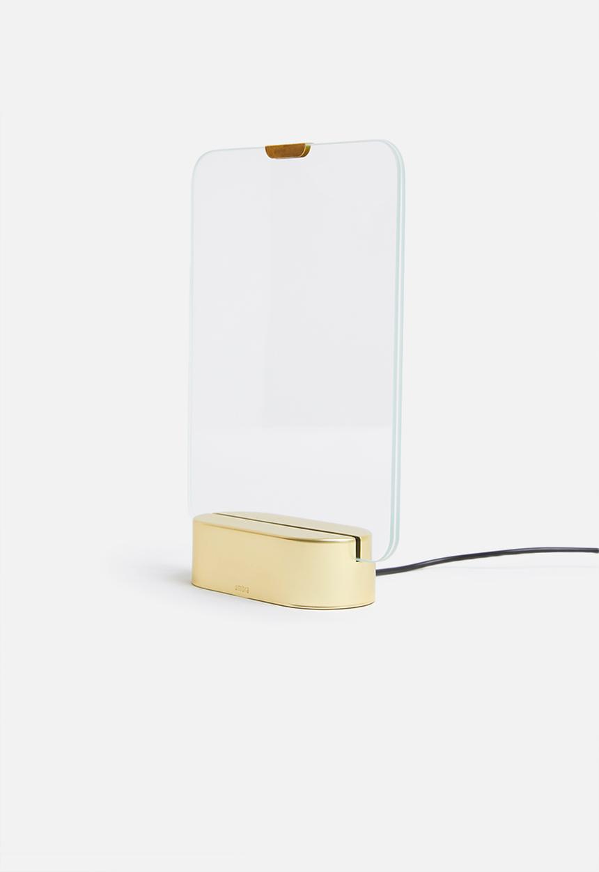 Umbra - Glo led photo display - matte brass
