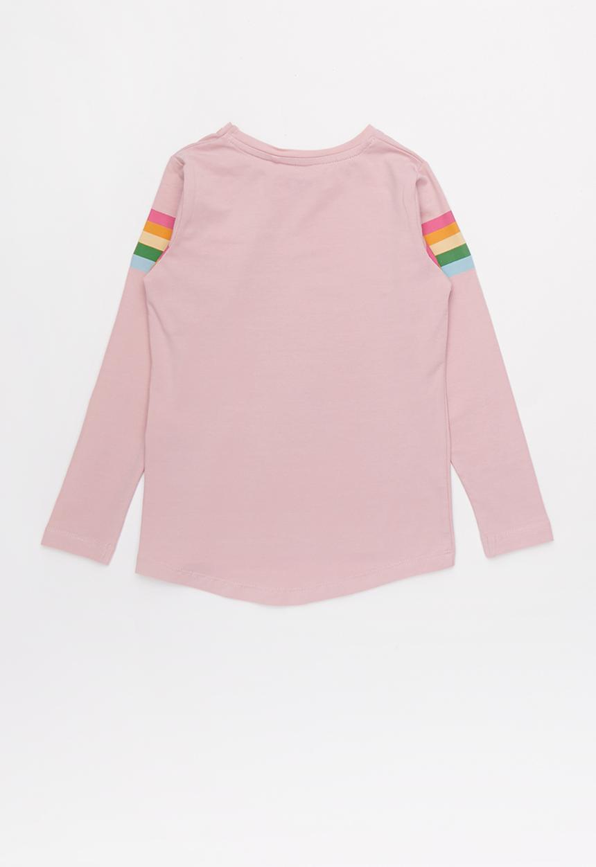 Name It - Frodina ls rainbow print - multi
