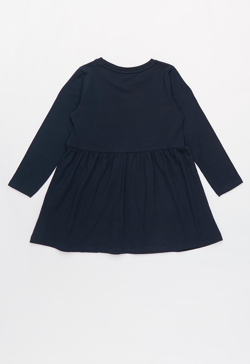 Name It - Frikke rainbow print long sleeve tunic - navy