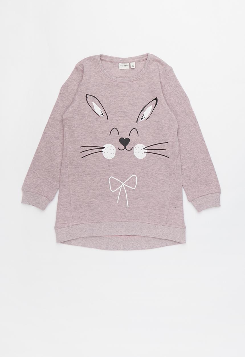Name It - Kids girls tunic sweat top - pink 