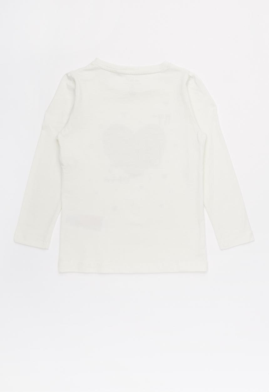 Name It - Kids girls star top - white