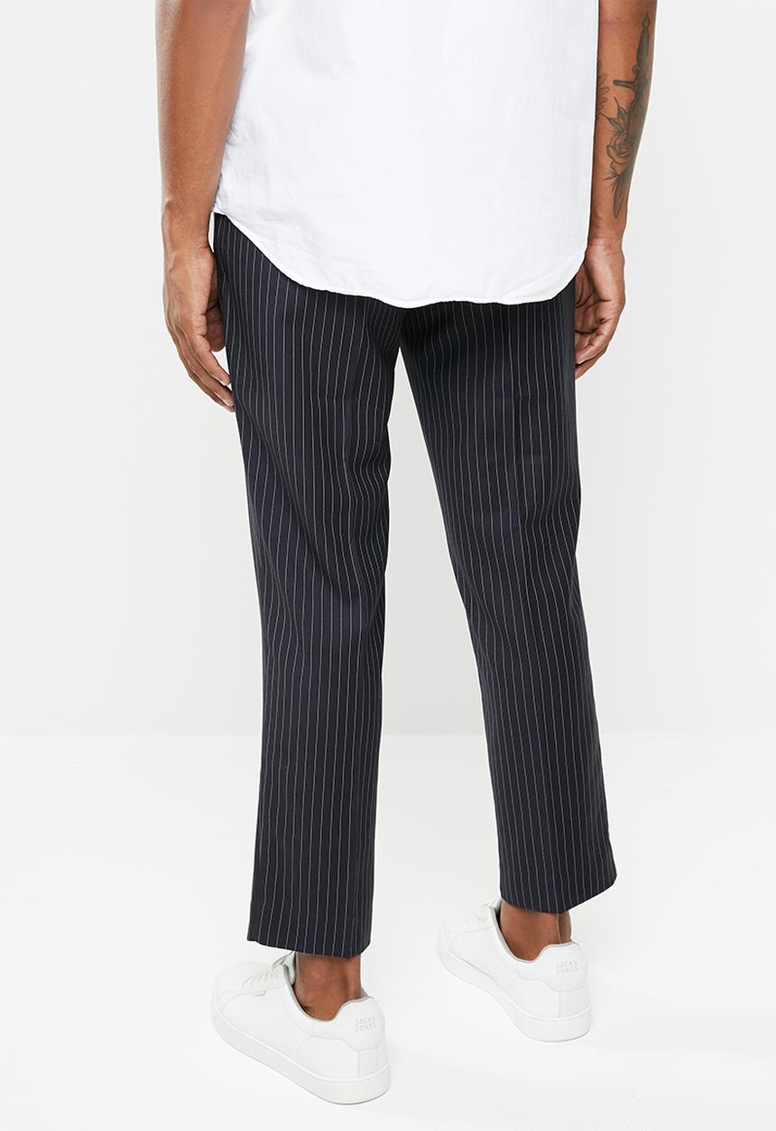 New Look - Pinstripe chino - navy