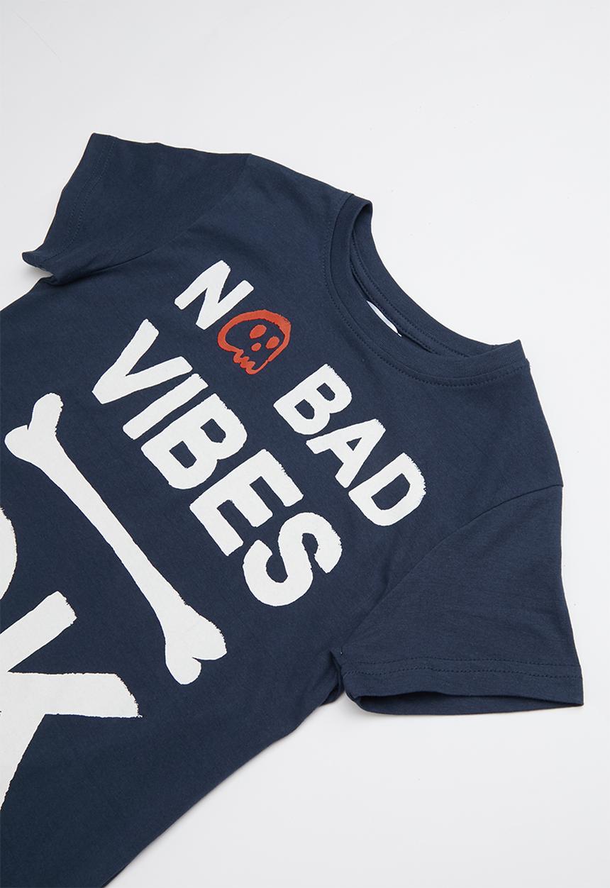 Pop Candy - Short sleeve printed  tee - navy