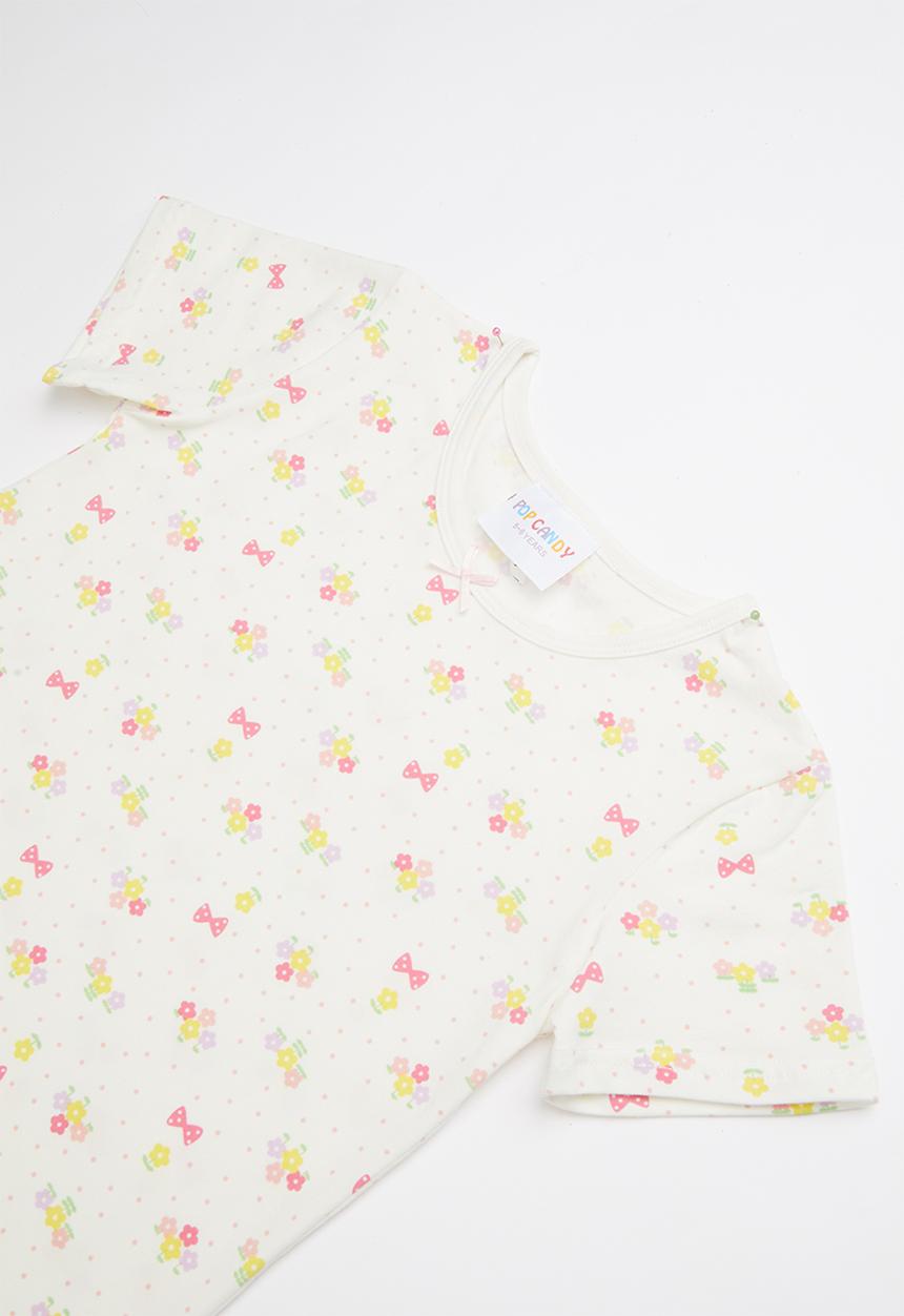 Pop Candy - Printed night dress - white