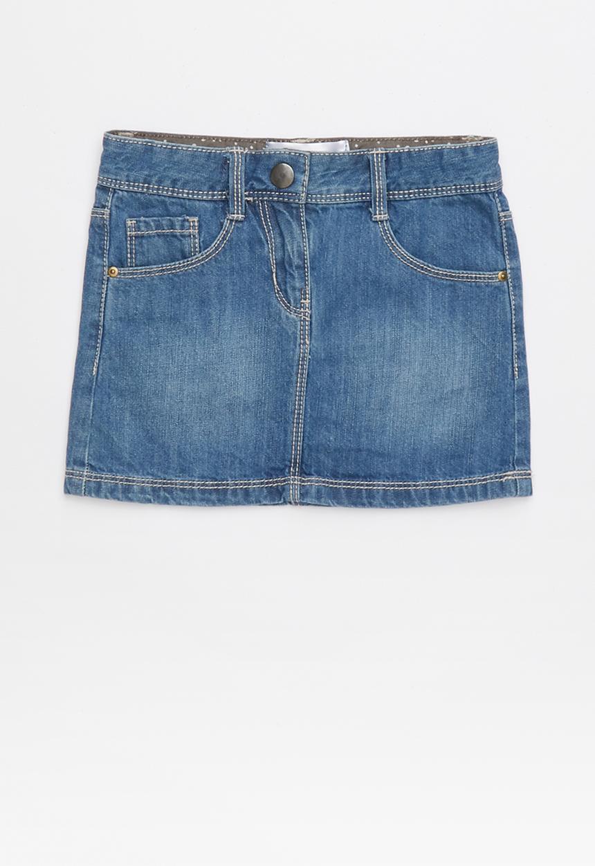 Pop Candy - Denim skirt - blue