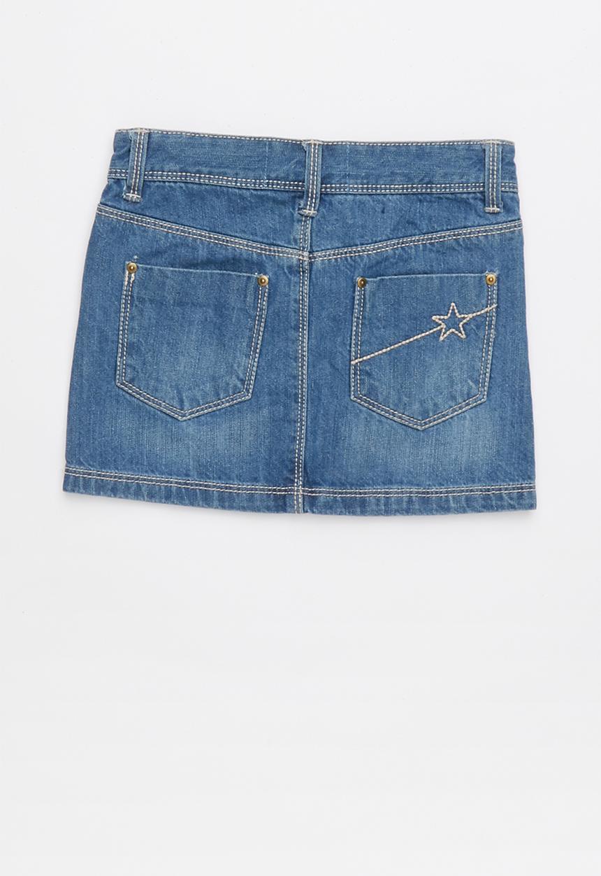 Pop Candy - Denim skirt - blue