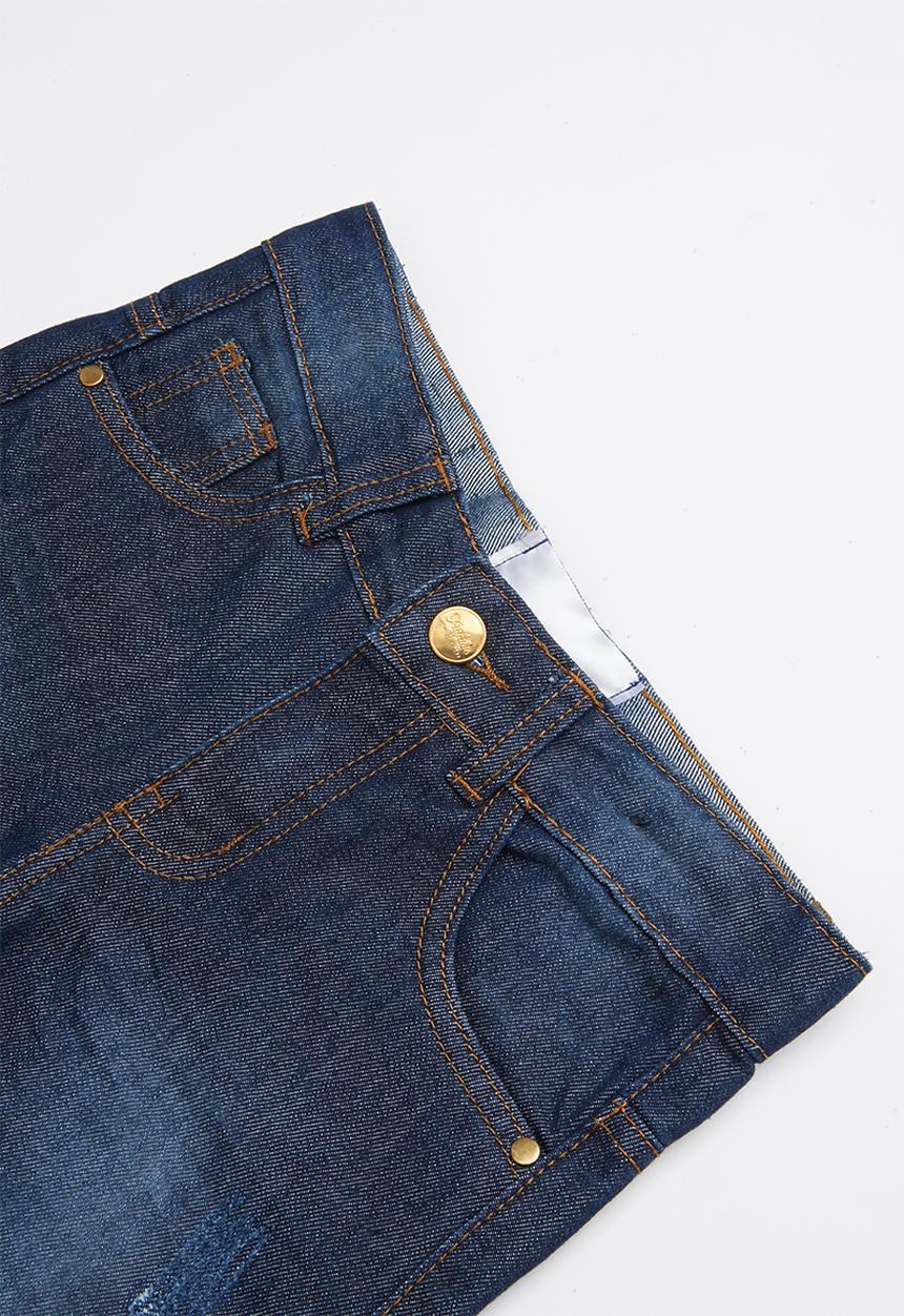 Pop Candy - Denim shorts - navy