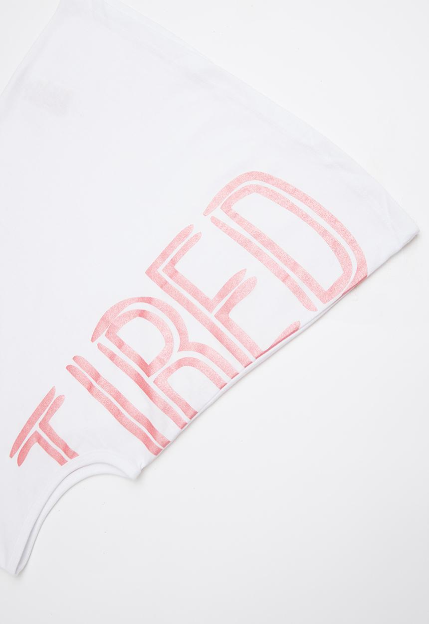 MINOTI - Yawn printed 2 piece pj set - white