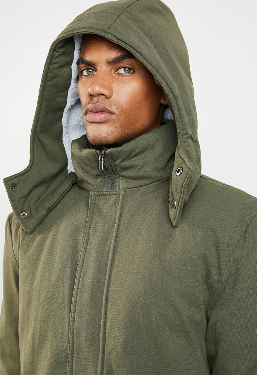 Superbalist - Padded parka jacket - green