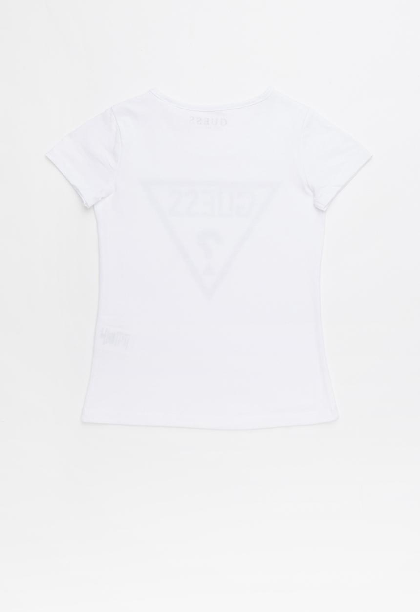 GUESS - Short sleeve holo tri tee - white