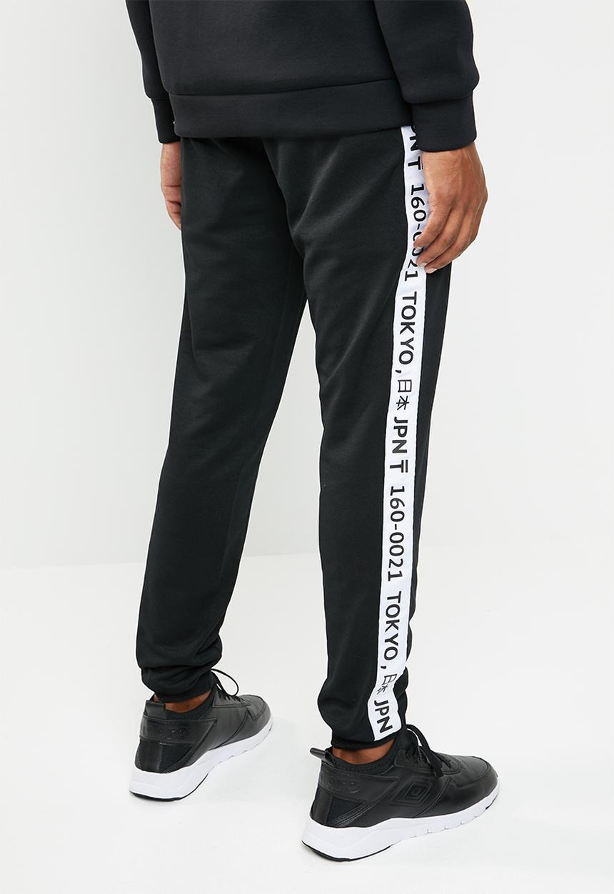 Only & Sons - Wf william poly cuff track pants exp - black