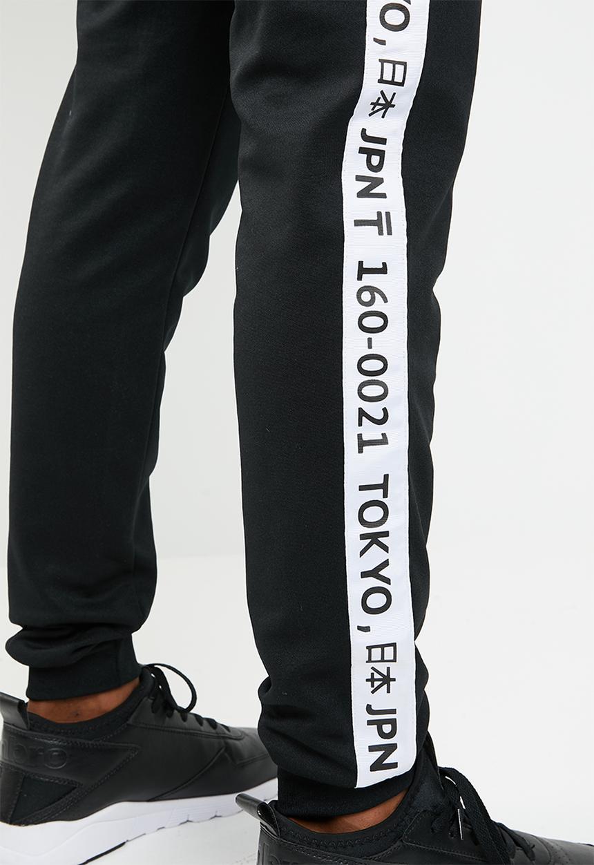 Only & Sons - Wf william poly cuff track pants exp - black