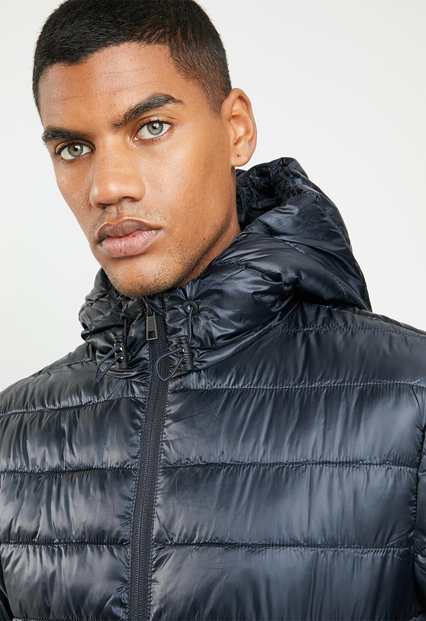 Only & Sons - Hooded puffer - navy 