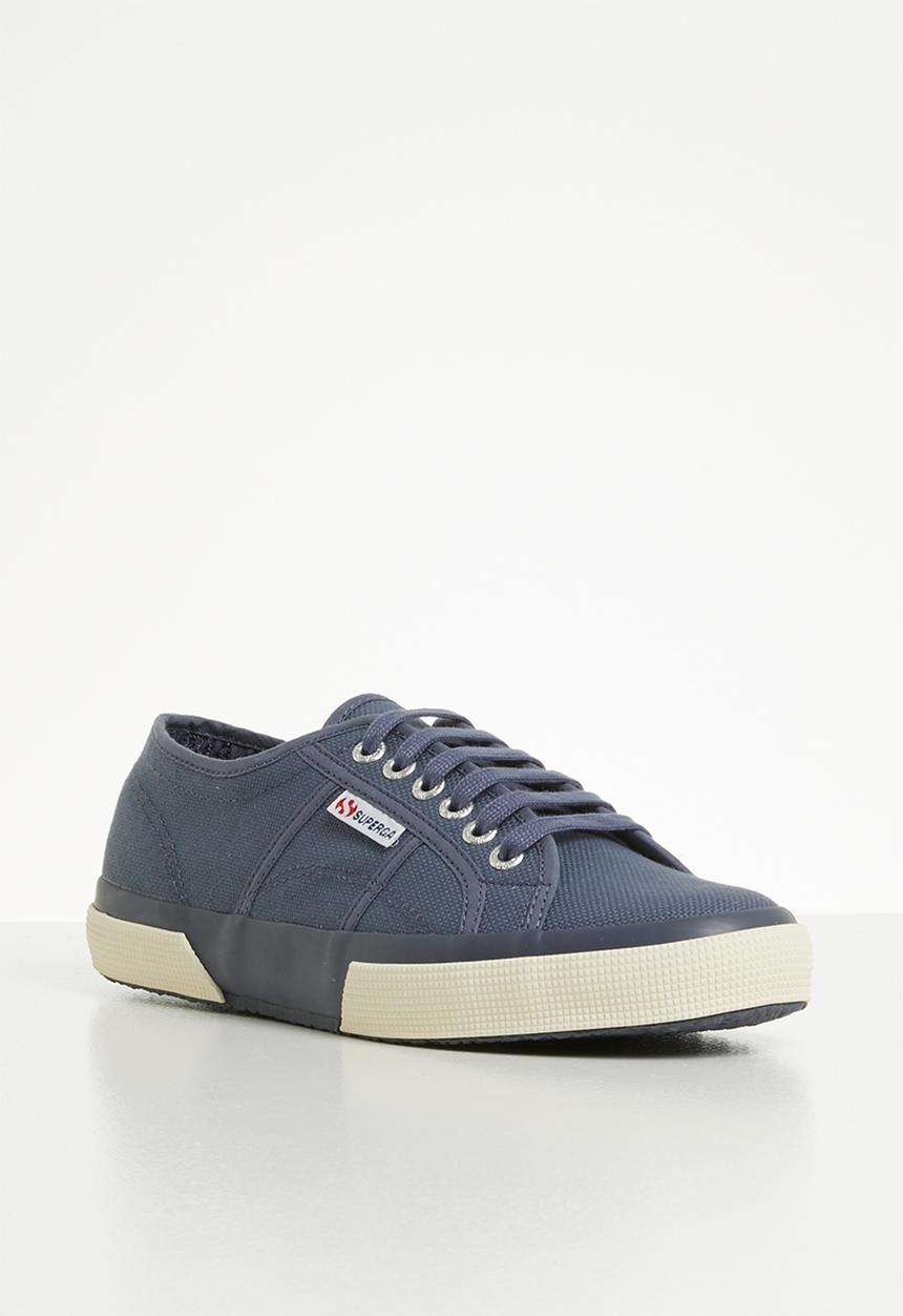 SUPERGA - 2750 contrast bumper canvas lo mens - l62 blue shadow/o/wht			