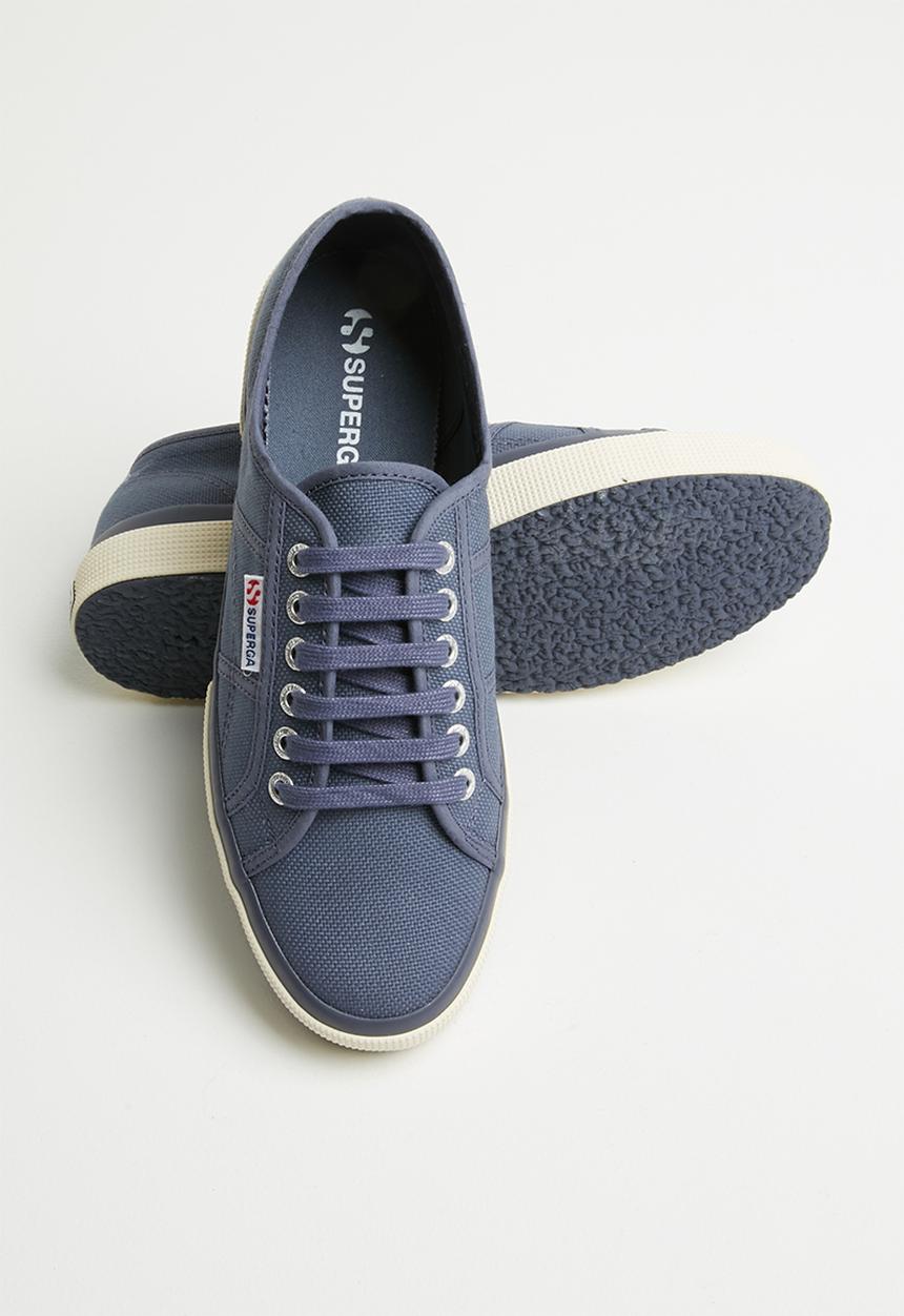 SUPERGA - 2750 contrast bumper canvas lo mens - l62 blue shadow/o/wht			