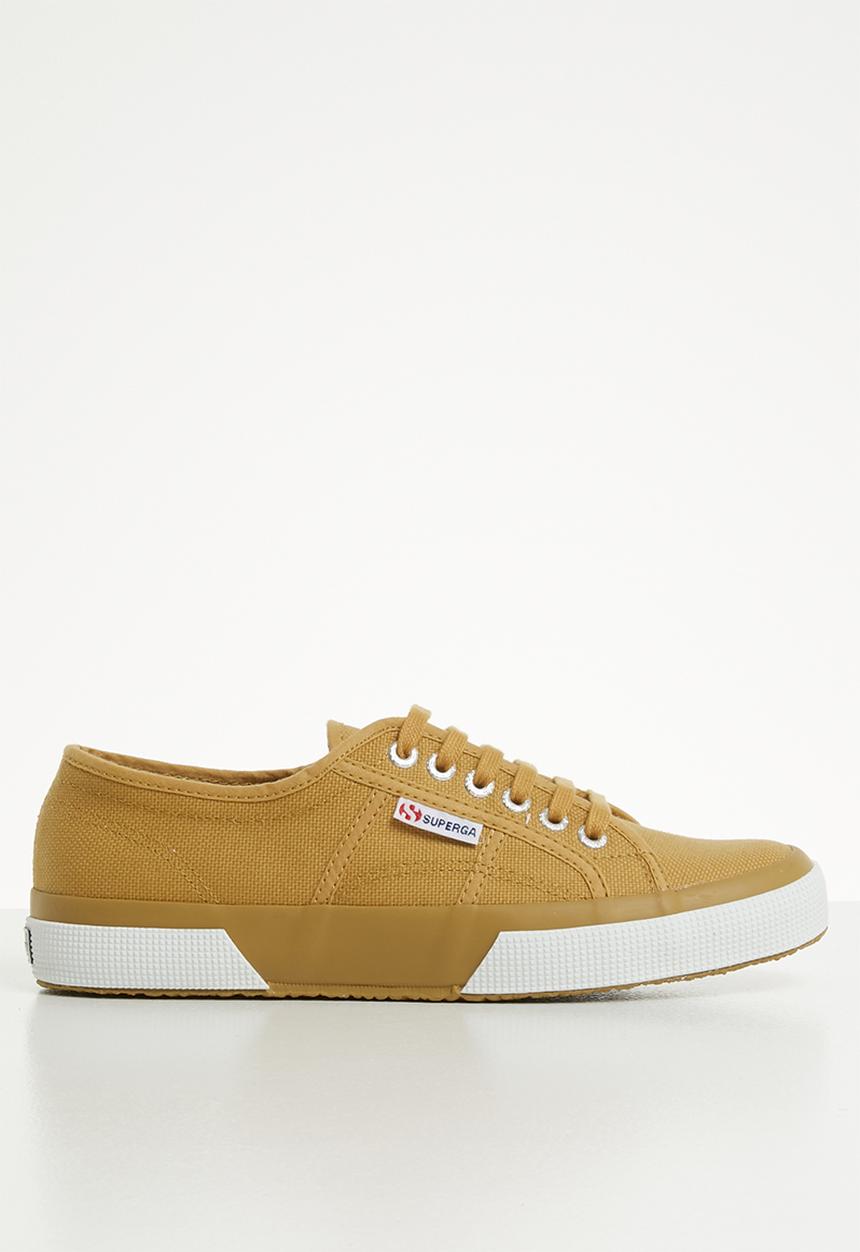 SUPERGA - 2750 contrast bumper canvas lo mens - l68 beige taffy/wht		
