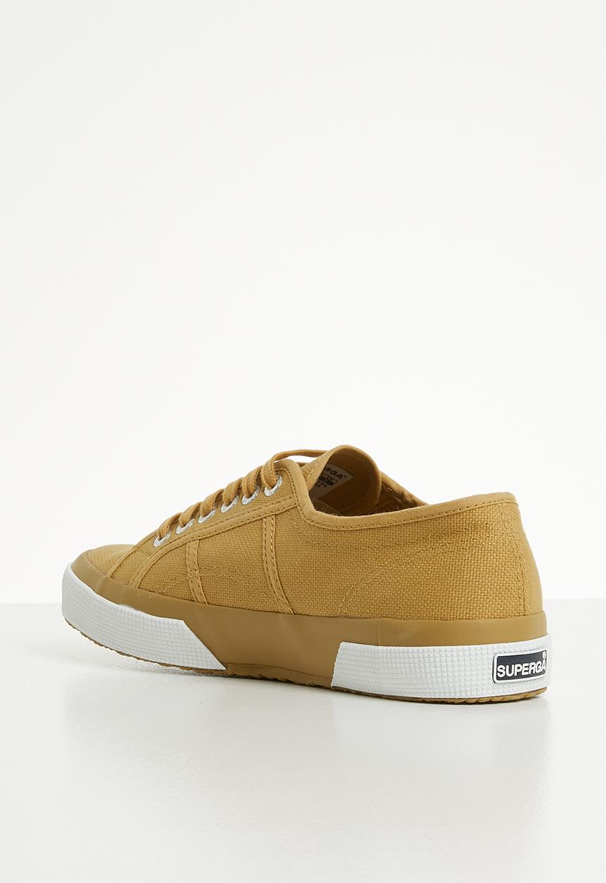 SUPERGA - 2750 contrast bumper canvas lo mens - l68 beige taffy/wht		