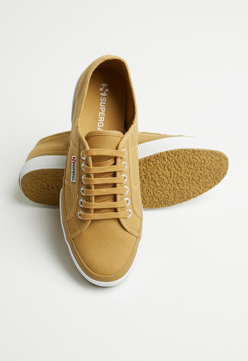 SUPERGA - 2750 contrast bumper canvas lo mens - l68 beige taffy/wht		