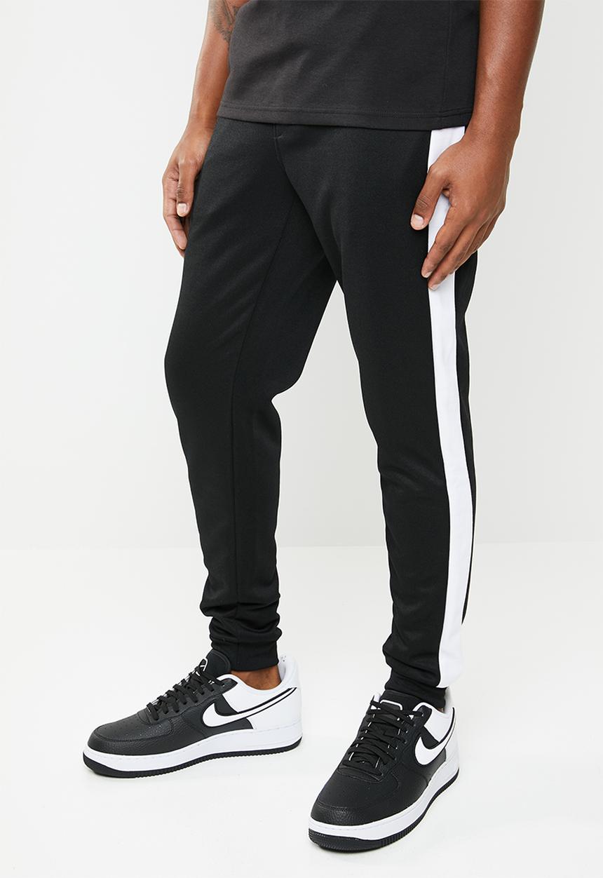 Only & Sons - Tricot panel sweat pants - black