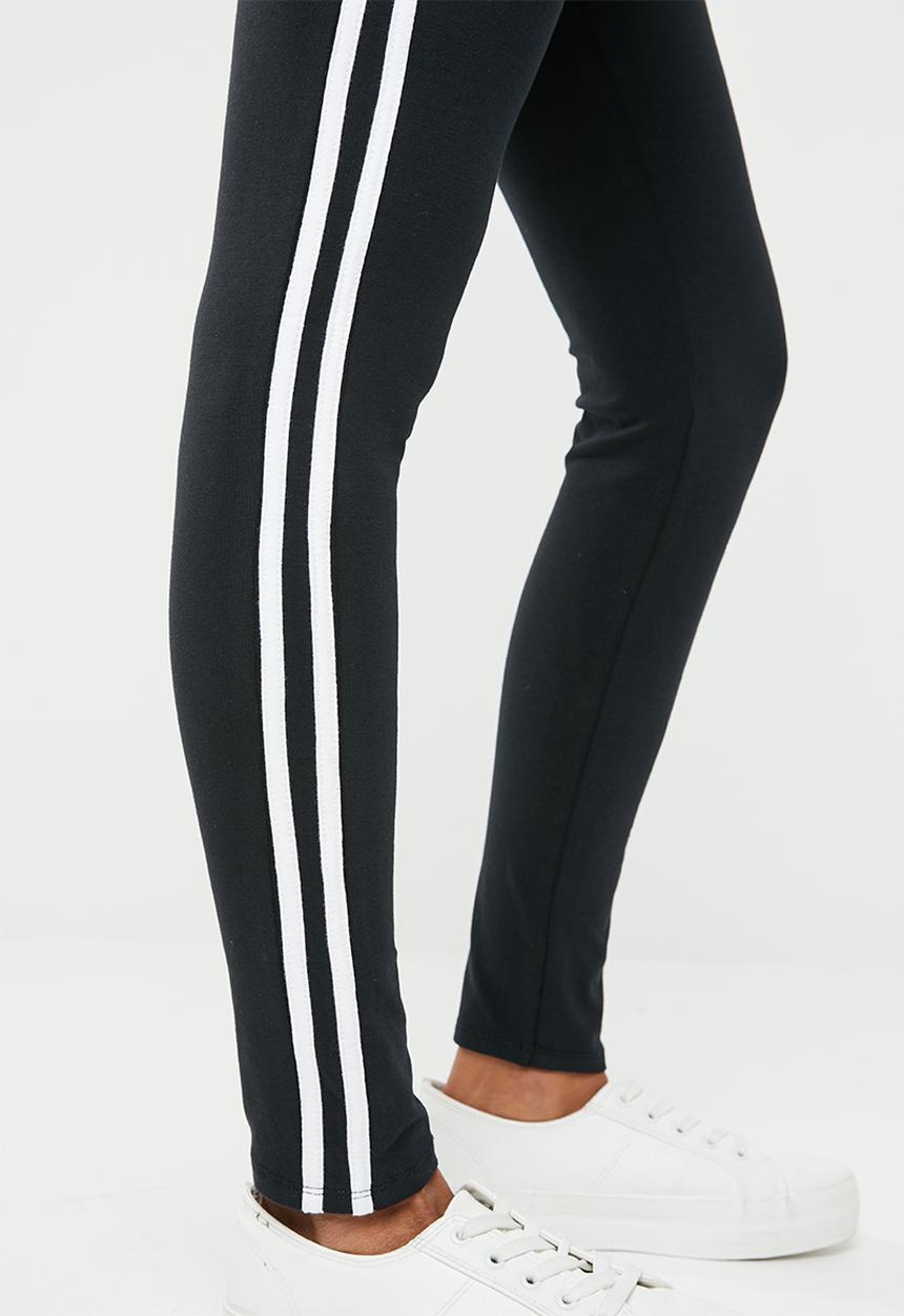 edit Maternity - Racing stripe leggings - black