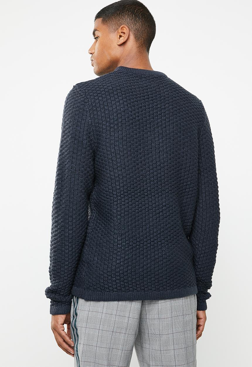 Only & Sons - Crew neck knit  - navy