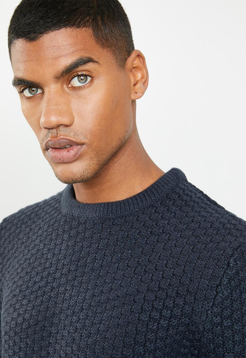 Only & Sons - Crew neck knit  - navy