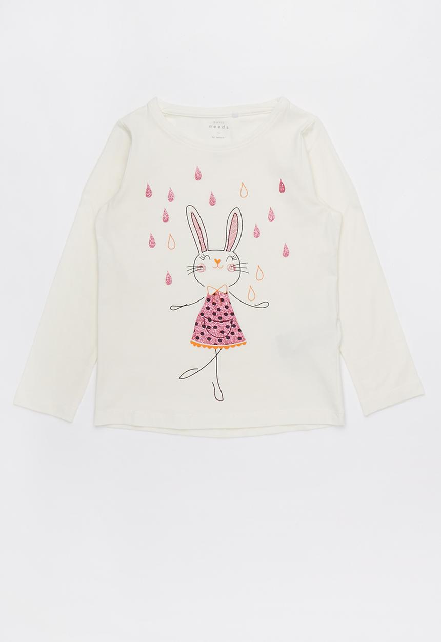 Name It - Kids girls vix ls top - white