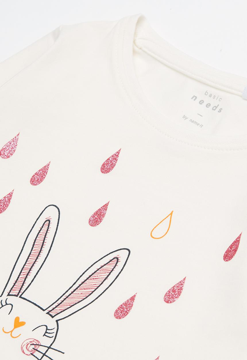 Name It - Kids girls vix ls top - white