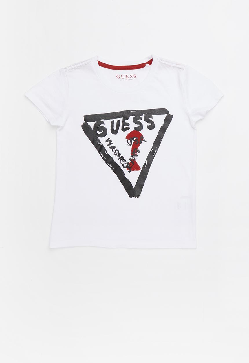 GUESS - Short sleeve Guess plastisol tee - multi