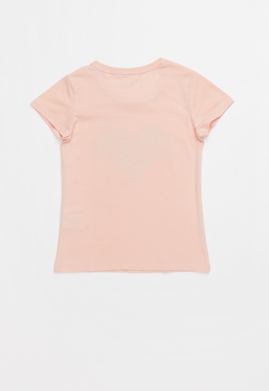 GUESS - Short sleeve Guess heart arrows tee - pink