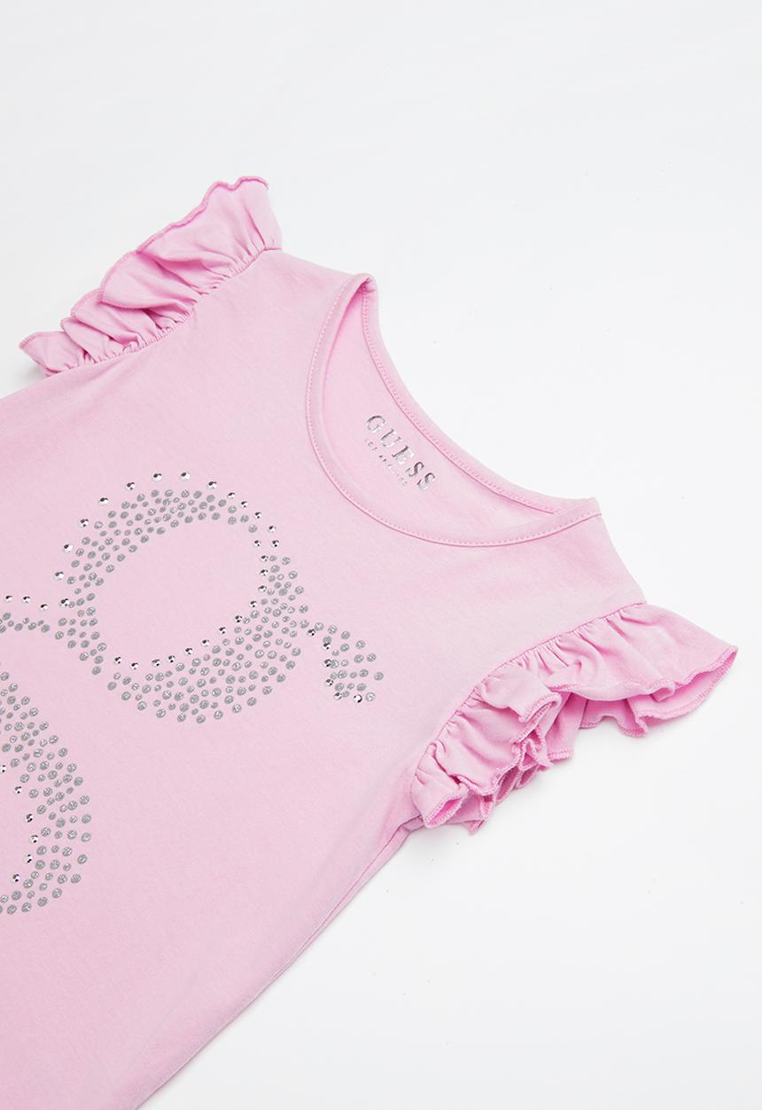 GUESS - Short sleeve guess tank tee - purple