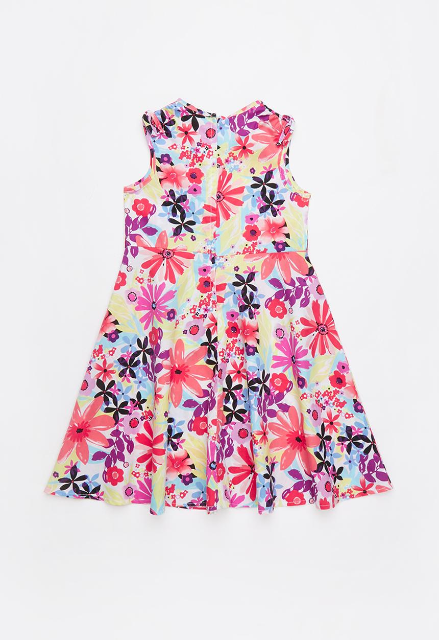 Pop Candy - Flower floral printed dress - multi-colour