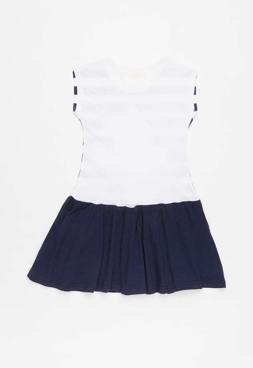 Character Fashion - Printed sleeveless dress - navy
