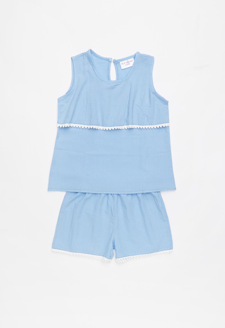 Pop Candy - 2 piece pj set - blue