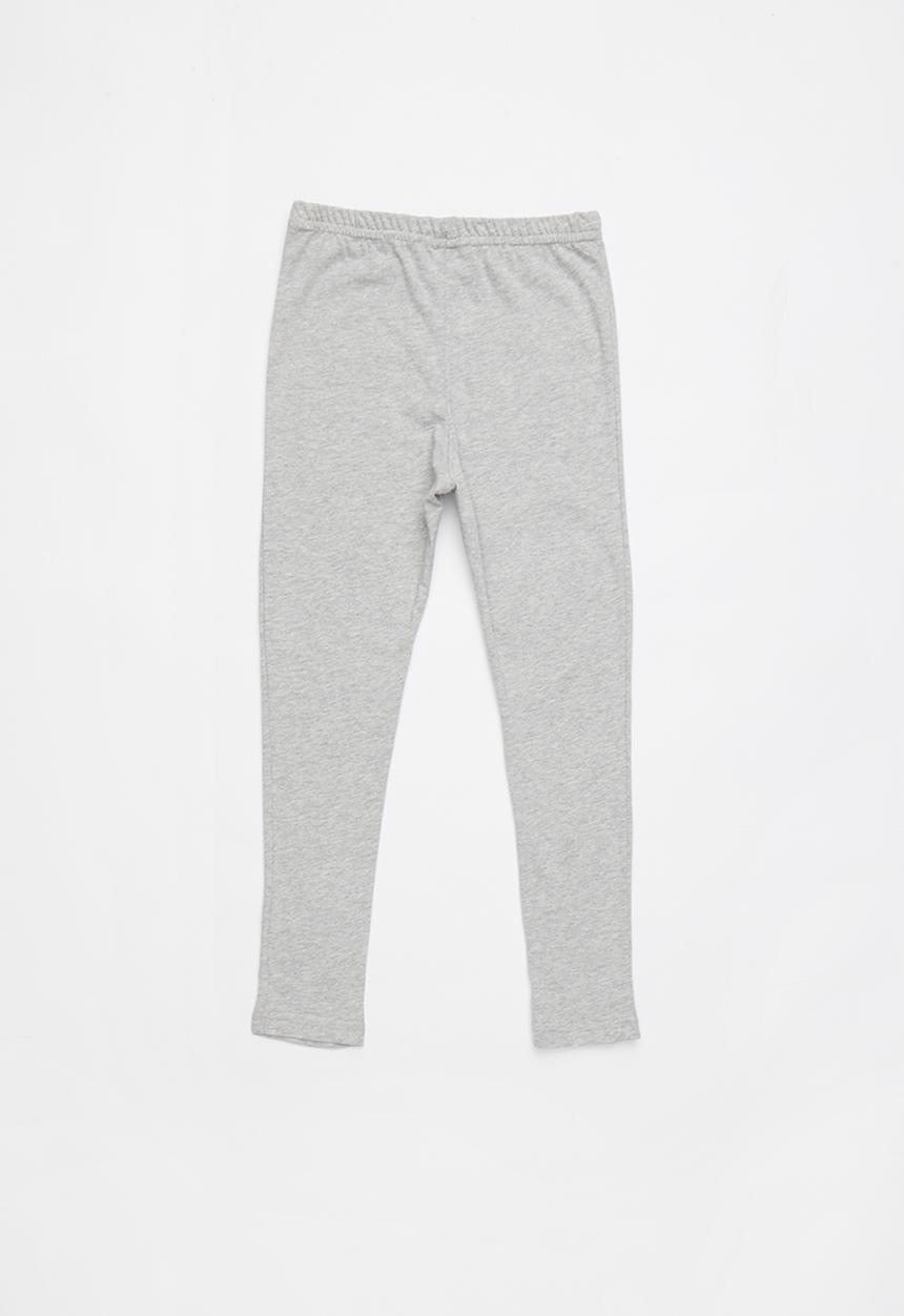 Pop Candy - Kids 2 pack leggings - grey & purple