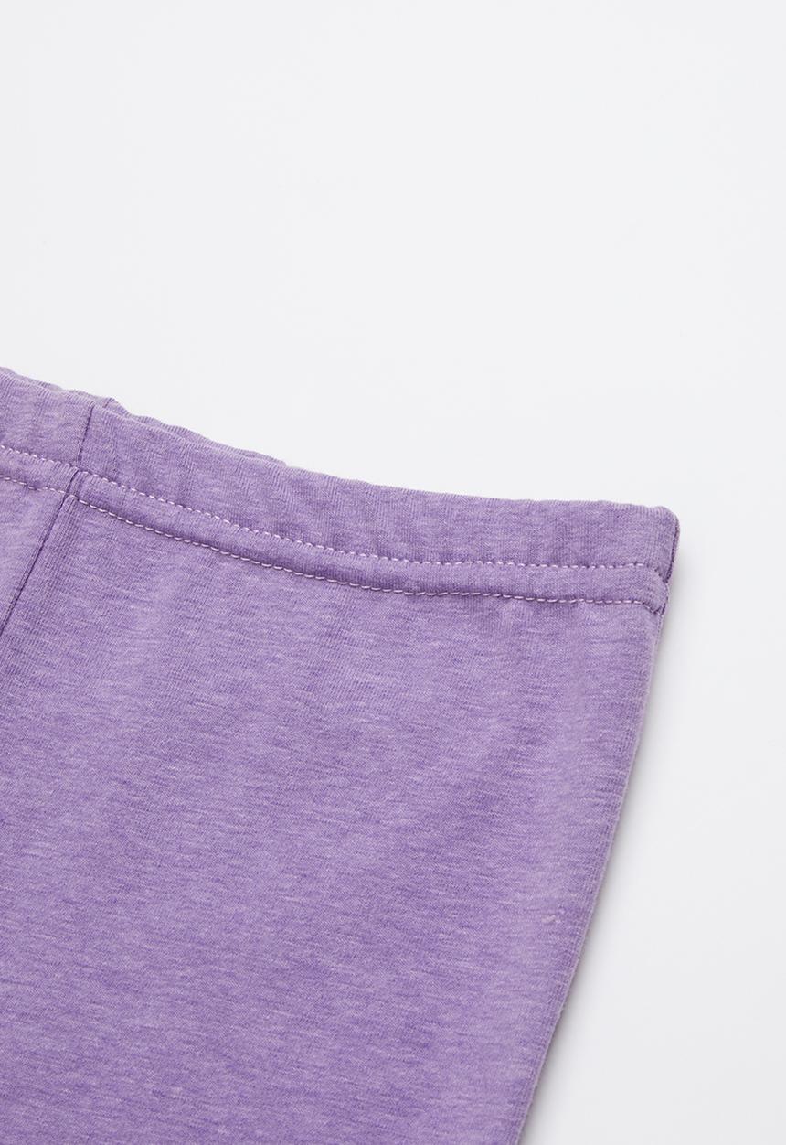 Pop Candy - Kids 2 pack leggings - grey & purple