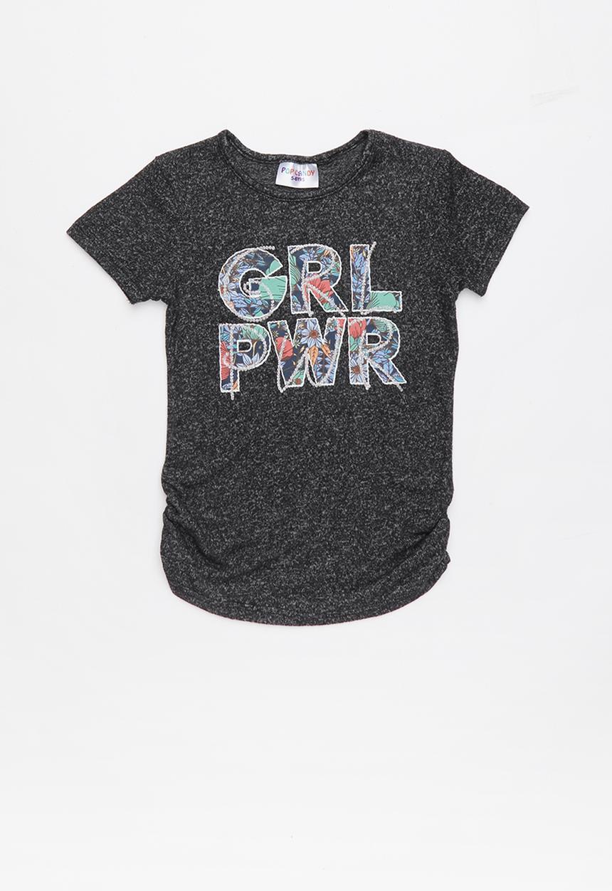 Pop Candy - Printed short sleeve tee - black