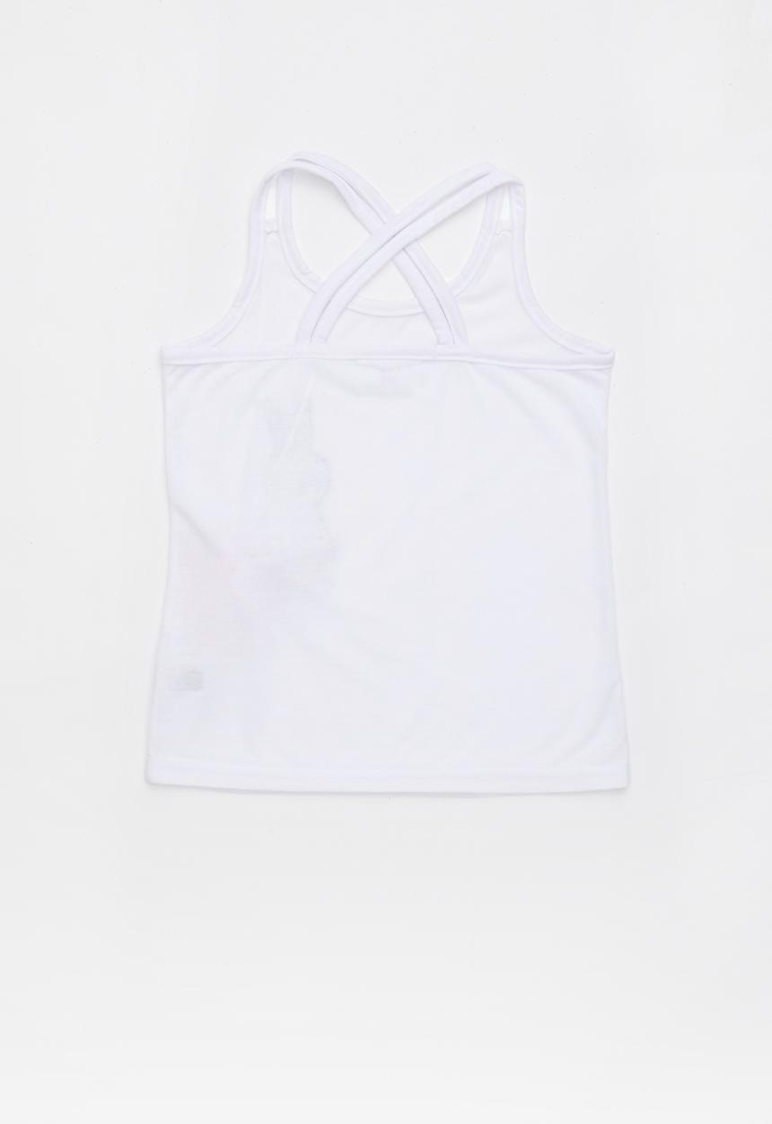 Pop Candy - Crossover short sleeve & shorts set - white